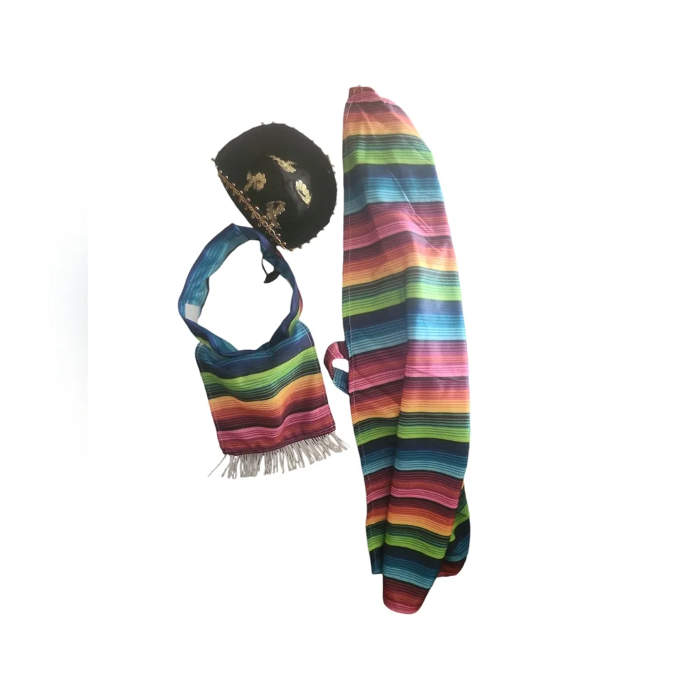 Halloween Mexican Serape Dog Costume by Rubie's Costume Company XL